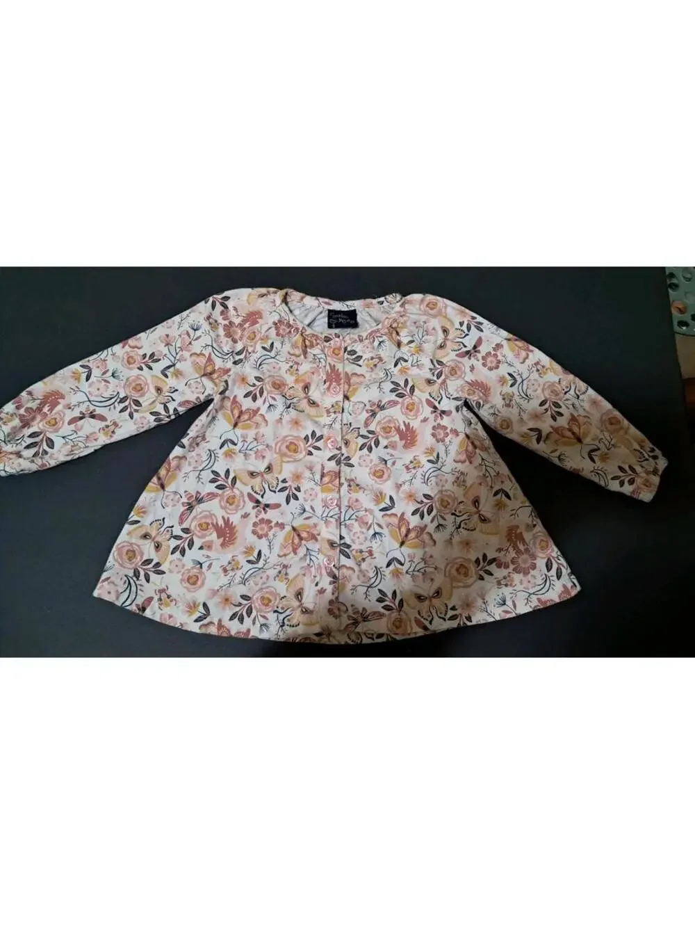 Cynthia‎ Rowleysize 3t Floral Blouse Girls Long Sleeve